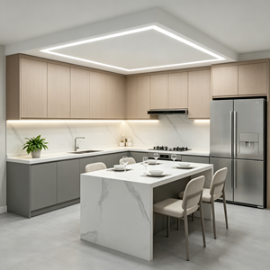 Soundproof PVC Foam Board Flexible Rigid Anti Oil Corrosion Resistant High Toughness <b>Kitchen</b> Cabinet Door Wall Decoration - Product Image 6