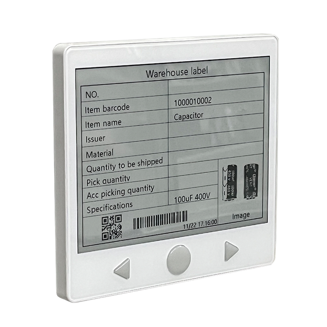 5.8 Inch E Ink Display 2 Color Magnetic Name Tag For Warehouse Racking System Dynamic Location & Quantity Display Pick To Light