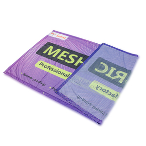 Custom Event Advertising Fence Fabric Mesh Banner With Customized Design Size