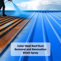 Peinture liquide en aérosol de revêtement anti-rouille résistant aux UV, réfléchissant la chaleur, pour toiture et murs, à base d'acrylique et d'eau