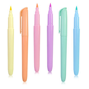 Khyamzzon – marqueur de texte Offre Spéciale, pas de saignement pour le texte, papeterie fluorescente, Logo personnalisé, pointe en feutre <span class=keywords><strong>fin</strong></span>, <span class=keywords><strong>surligneur</strong></span> <span class=keywords><strong>Pastel</strong></span>, stylo marqueur - Product Image 1