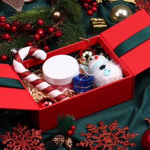 Рождественские праздничные подарочные коробки для детских безделушек и сюрпризов с тиснением и матовой ламинированной печатью для детских подарков - Product Image 5