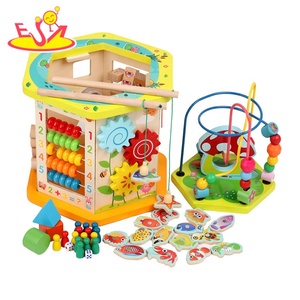 2023 New Arrival Educational Wooden Discover <strong>Activity</strong> <strong>Cube</strong> for Kids W11B237 - Product Image 4