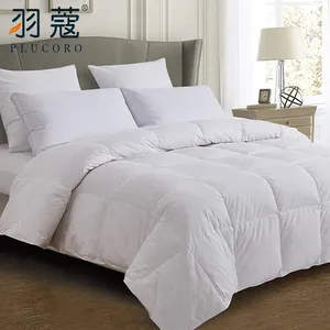 2022 Factory Wholesale King Size Comforter Hotel Home Soft King Queen Full Imitate Down Cotton Quilt