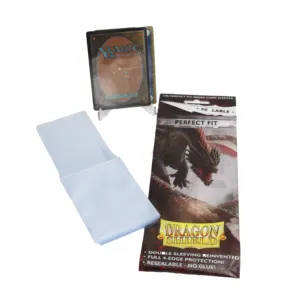 Dragon Shield Sealable Card Sleeves Transparent MTG Inner Sleeve Card Perfect Fit Sleeve