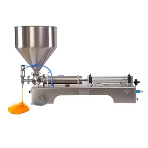 HSmall syrup carbonated beverage soda drink liquid detergent silicone mascara thick paste filling machine