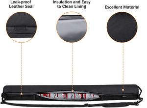 Glacière à boissons de golf de haute qualité, 7 canettes, glacière tubulaire, glacière tubulaire à bandoulière, canettes étanches, manchon isotherme pour vin et bière - Product Image 2