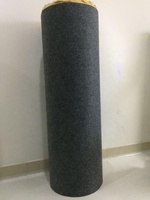 Protecteur de sol gris écologique non tissé pour peintre avec film de protection en plastique imperméable pour immeubles de bureaux et rénovation résidentielle