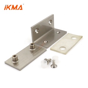 Fixation de <span class=keywords><strong>porte</strong></span> de douche en verre sur mur, profil carré, construction en <span class=keywords><strong>laiton</strong></span> massif, <span class=keywords><strong>bride</strong></span> de fixation en verre - Product Image 6