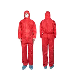 Factory Sale SMS Flame Retardant Disposable Coverall Fire Retardant For Flammable Environments