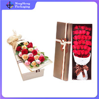 Haute Qualité Carton Brun Gaufrage Chocolat Coffrets Cadeaux Sac Emballage Lavande Faciliter Le Transport Fleur Paperbox
