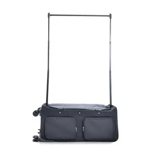 Custom Durable full-featured Trolley Dance travel bag with Garment Rack competitions Gear Performance Roller Bag