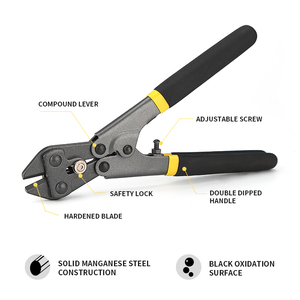 <span class=keywords><strong>Pince</strong></span> <span class=keywords><strong>à</strong></span> sertir robuste en aluminium de 8,5 pouces pour la pêche, construction en acier au carbone, coupe-fil 4 fonctions, 300g, modèle personnalisable avec logo - Product Image 2