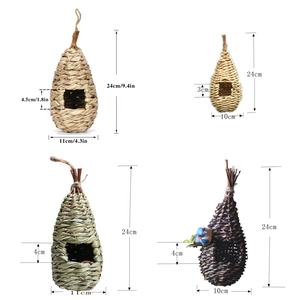 Stro Vogel Nest Fokbak Rutine Kippennest Vogelnest Dierenbenodigdheden Tuindecoratie Vogelkooi - Product Image 3