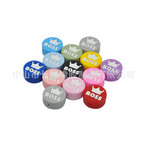 Cuentas de silicona Boss Crown, cuentas redondas sueltas para hacer pulseras, duración de más de 3 meses - Product Image 3