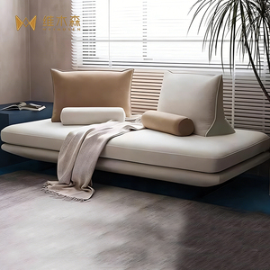 Sofá Prado, Estilo Italiano Minimalista, para Sala de Estar, Fila Recta, <span class=keywords><strong>Respaldo</strong></span> Móvil <span class=keywords><strong>Sin</strong></span> Brazos, Asiento de Doble Cara - Product Image 3