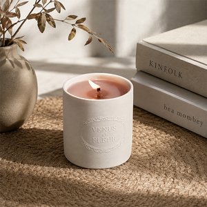 Bougie d'aromathérapie écologique personnalisée AIKUN Factory, parfum d'ambiance pour la maison, bougie en céramique à étiquette privée pour cadeau d'anniversaire, moderne - Product Image 2