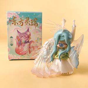 12 Pezzi Scatola Misteriosa con <span class=keywords><strong>Creature</strong></span> Mitologiche Orientali, Giocattoli con Figure di Draghi e Fenici Cinesi, Regalo Sorpresa per Bambini e Decorazione - Product Image 4