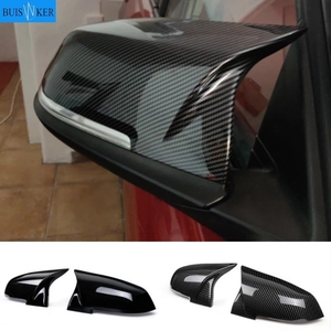 Capas de Espelho Retrovisor Lateral em Fibra de Carbono Real para BMW Série 1 2 3 4 F20 F22 F23 F30 F31 F32 F34 1 Par - Product Image 4