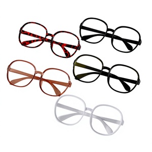 Lunettes de soleil rétro Sunnyouth, monture surdimensionnée, verres transparents, protection anti-lumière bleue, lunettes tendance, style streetwear, unisexe - Product Image 1