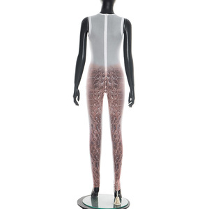 Combinaison Femme Sexy Imprimée Sans Manches pour Soirée et Boîte de Nuit, Nouvelle Collection Été, Vente <span class=keywords><strong>en</strong></span> Gros Usine - Product Image 4