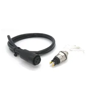 IIP69k stainless steel MCIL&MCBH 5pin submersible robot pluggable wet HOV UUV underwater cable connector