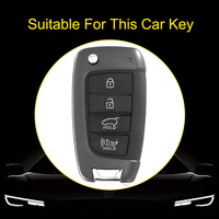 Innofit HYB4 Premium étui à clés de voiture en TPU pour Hyundai New Elantra Sedan Ix35 Verna couvercle de clé pliant fabricant