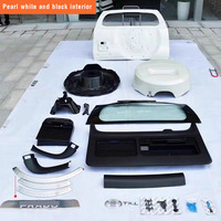 Großhandel Reifenabdeckungs-Set Hecktür-Kennzeichenhalterung Ersatzradabdeckung für Toyota Land Cruiser Prado 2010-2021 FJ150