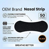 50 Bandes Nasales Extra Fortes pour Dormir et Soulager le Ronflement, Bandes Nasales Sans Médicament pour une Meilleure Respiration, Congestion Nasale