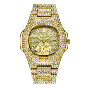 Stock en Offre Spéciale de <span class=keywords><strong>montre</strong></span> en or rose avec diamants, <span class=keywords><strong>montre</strong></span> musulmane Azan Alfajr, <span class=keywords><strong>montre</strong></span> hip hop de luxe pour hommes de marque <span class=keywords><strong>privée</strong></span>, paraguay - Product Image 3