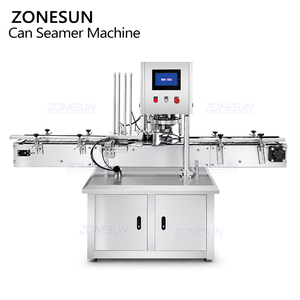 เครื่องปิดฝากระป๋องโลหะทรงสี่เหลี่ยมและวงรีอัตโนมัติ ZONESUN ZS-AFK350 พร้อมระบบเซอร์โวสำหรับบรรจุภัณฑ์อาหาร - Product Image 5
