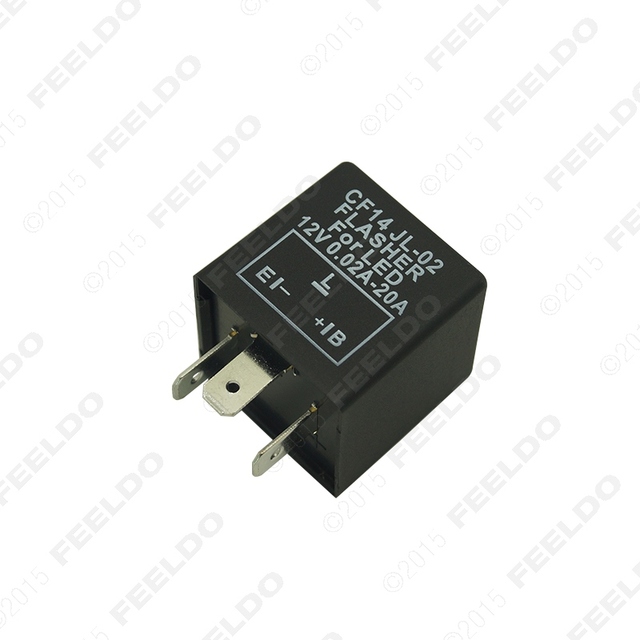 1PC CF14 Flasher Relay Fix LED/SMD Fast Indicator BlinkerDecoder Electronic Turn Signals