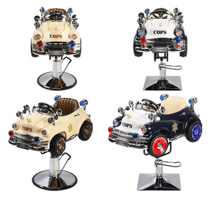 Sillas de Salón de Belleza Ajustables en Altura con Diseño de Dibujos Animados Chinos, Sillas Giratorias para Niños, de Hierro - Product Image 2