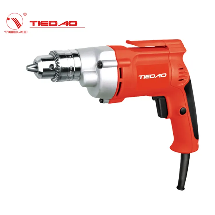 TIEDAO venda quente 60510 preço de fábrica profissional 500W mini furadeira elétrica portátil 10mm kit de ferramentas elétricas