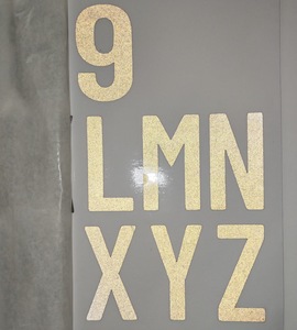 Película reflectante negra utilizada para matrícula de coche, cubierta de matrícula, evitar la detección de radar, pegatinas reflectantes - Product Image 2