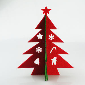 <span class=keywords><strong>Bricolage</strong></span> écologique en feutre <span class=keywords><strong>sapin</strong></span> <span class=keywords><strong>de</strong></span> Noël ornement <span class=keywords><strong>de</strong></span> bureau <span class=keywords><strong>maternelle</strong></span> fait à la main décoration personnalisable 20cm - Product Image 4