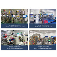 Nouvelle machine de codage laser UV haute précision à refroidissement par eau pour lingettes humides, codage de date haute vitesse CE ISO