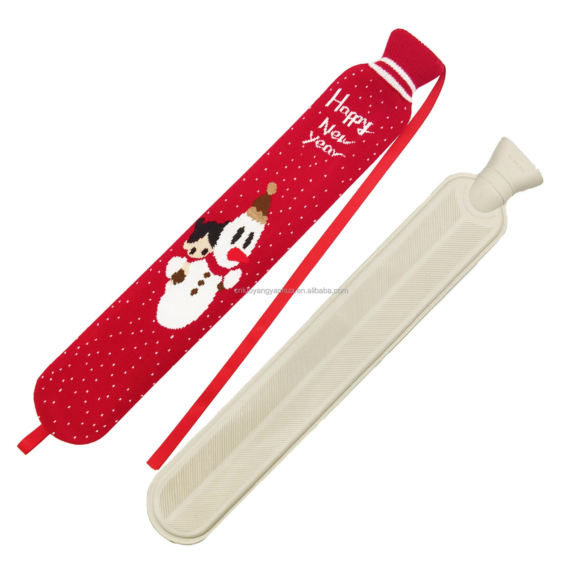 Red New Year Knitted Set