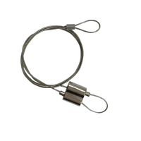 Acier galvanisé LED Éclairage de sécurité Câble de suspension Fixation au plafond Bornes à œillets en métal Application de corde Soudées