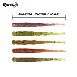 Leurre souple artificiel en forme de ver <span class=keywords><strong>pour</strong></span> <span class=keywords><strong>la</strong></span> pêche en mer, avec hameçon, yeux rouges, en ABS, <span class=keywords><strong>pour</strong></span> <span class=keywords><strong>la</strong></span> pêche en bateau - Product Image 5