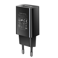 Pengisi Daya Dinding USB 5W QC3.0 Pengisian Cepat untuk Ponsel & Pemutar MP3/MP4 - Perlindungan Sirkuit Pendek ABS Tahan Api Berkualitas Tinggi