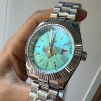 Montre pour homme en acier inoxydable, mouvement à quartz japonais, étanche 5 bars, boussole de plongée, design simple, fermoir papillon