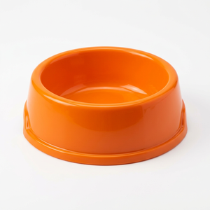 Tazón para Mascotas de Plástico Grueso y Duradero (Tamaños S/M/L), Plato para Comida de Perro en Color Caramelo Brillante - Product Image 2