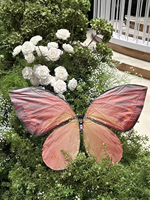 JIN PENG Papillon Bionique Réaliste Télécommandé avec Lumières LED Colorées pour Spectacle de Scène de Mariage