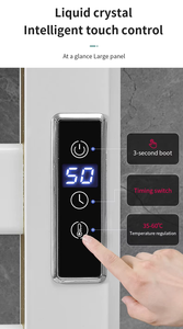 Vendita calda intelligente termostatica asta di asciugatura intelligente porta asciugamani <span class=keywords><strong>bagno</strong></span> termosifone scaldasalviette elettrico riscaldato - Product Image 5