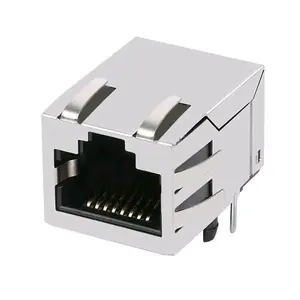 (Konektor Ethernet/Konektor Modular) 10 Pin Konektor RJ45 Tanpa LED 7-2301994-0