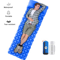 Matelas de couchage portable ultraléger avec laminage en nylon TPU 40D, imperméable et pliable, pour la randonnée, l'escalade et le camping en plein air