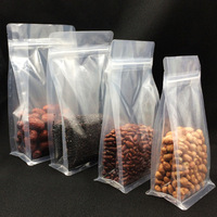 Sachets Doypack Auto-Adhésifs Transparents Personnalisés avec Logo Imprimé en Héliogravure PET/PE, Fermeture Zippée, Anti-Humidité pour Aliments, Lait, Gelée - Vente en Gros