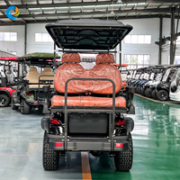 Nouvelle Arrivée, Dernier Design, Voiturette de Golf Électrique 6 Places, Fournisseur de Chariots de Golf 4+2, Apparence Avancée