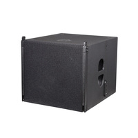 PAKLAM Audio TW-10 Enceintes PA passives professionnelles de type Line Array 10 pouces 350W en bois noir 40Hz-20kHz pour mariages et spectacles en direct
